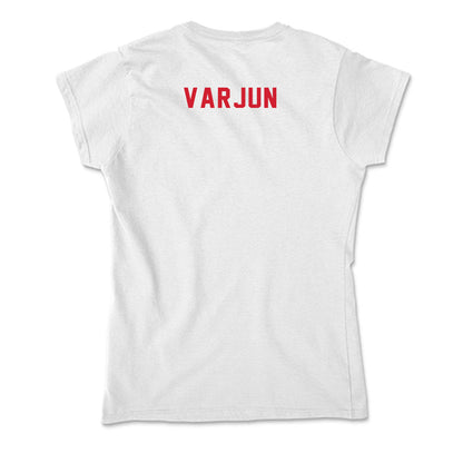NC State - NCAA Men's Golf : Markus Varjun - Soft Style Women’s T-Shirt-1