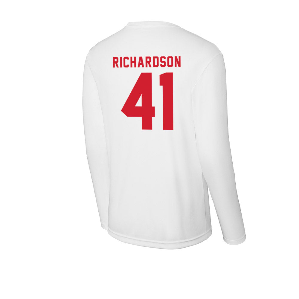 NC State - NCAA Football : AJ Richardson - Activewear Long Sleeve T-Shirt-1