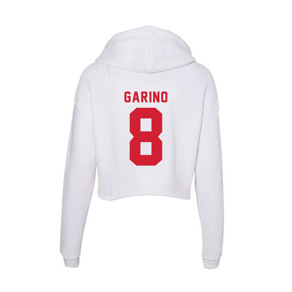 NC State - NCAA Baseball : Ryder Garino - Women's Crop Fleece Hoodie-1