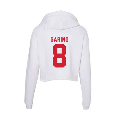 NC State - NCAA Baseball : Ryder Garino - Women's Crop Fleece Hoodie-1