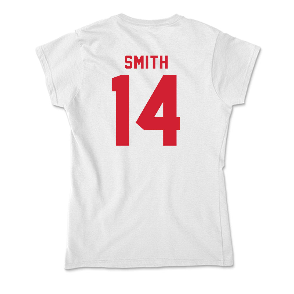 NC State - NCAA Football : Jacob Smith - Soft Style Women’s T-Shirt-1