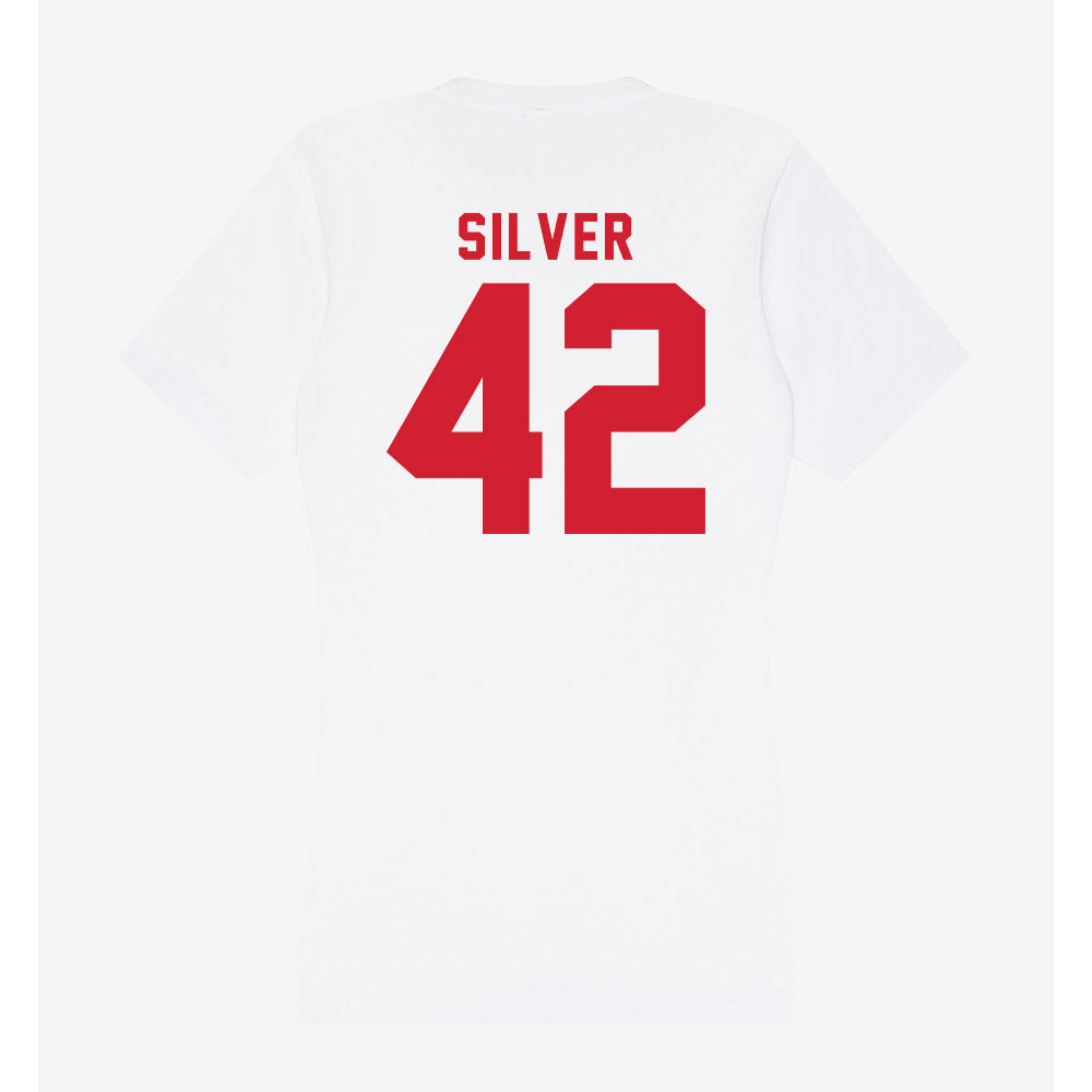 NC State - NCAA Women's Volleyball : Britni Silver - Women's V-Neck T-Shirt-1