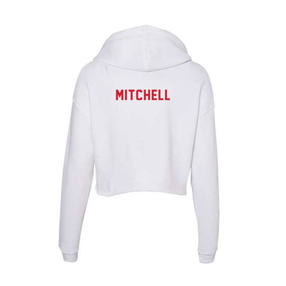 NC State - NCAA Women's Track & Field : Iniyah Mitchell - Women's Crop Fleece Hoodie-1