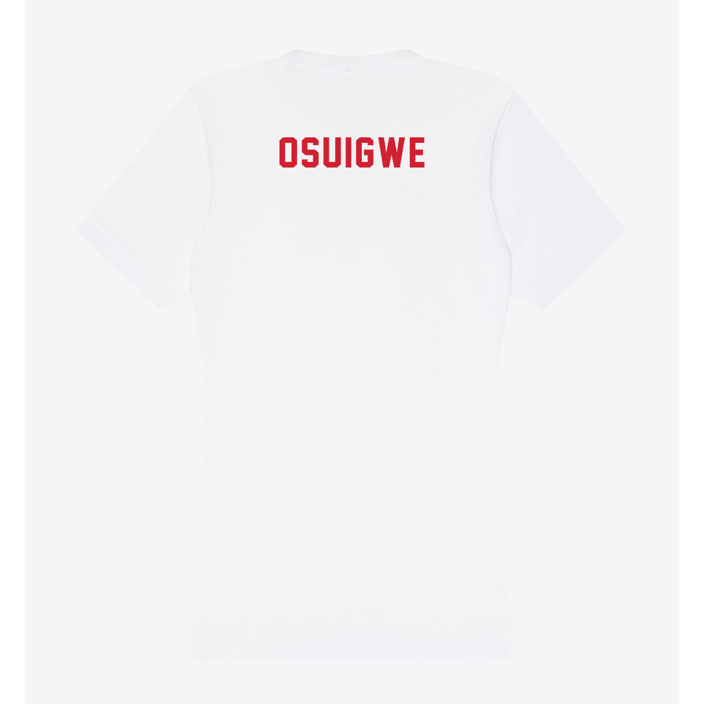 NC State - NCAA Women's Tennis : Victoria Osuigwe - Women's V-Neck T-Shirt-1