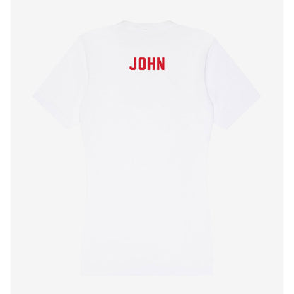 NC State - NCAA Men's Track & Field : Ryan John - Women's V-Neck T-Shirt-1