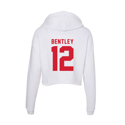 NC State - NCAA Baseball : Quinn Bentley - Women's Crop Fleece Hoodie-1