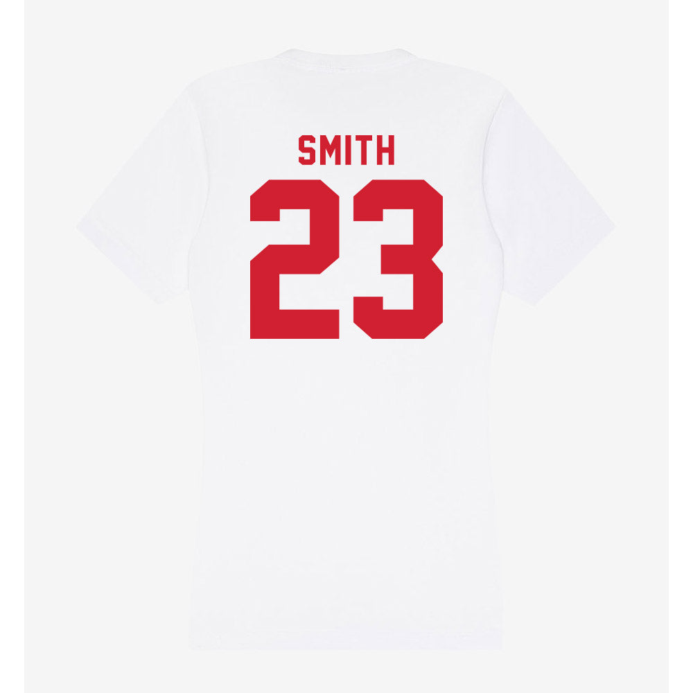 NC State - NCAA Women's Volleyball : Jordan Smith - Women's V-Neck T-Shirt-1