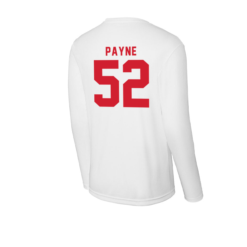 NC State - NCAA Football : Kage Payne - Activewear Long Sleeve T-Shirt-1