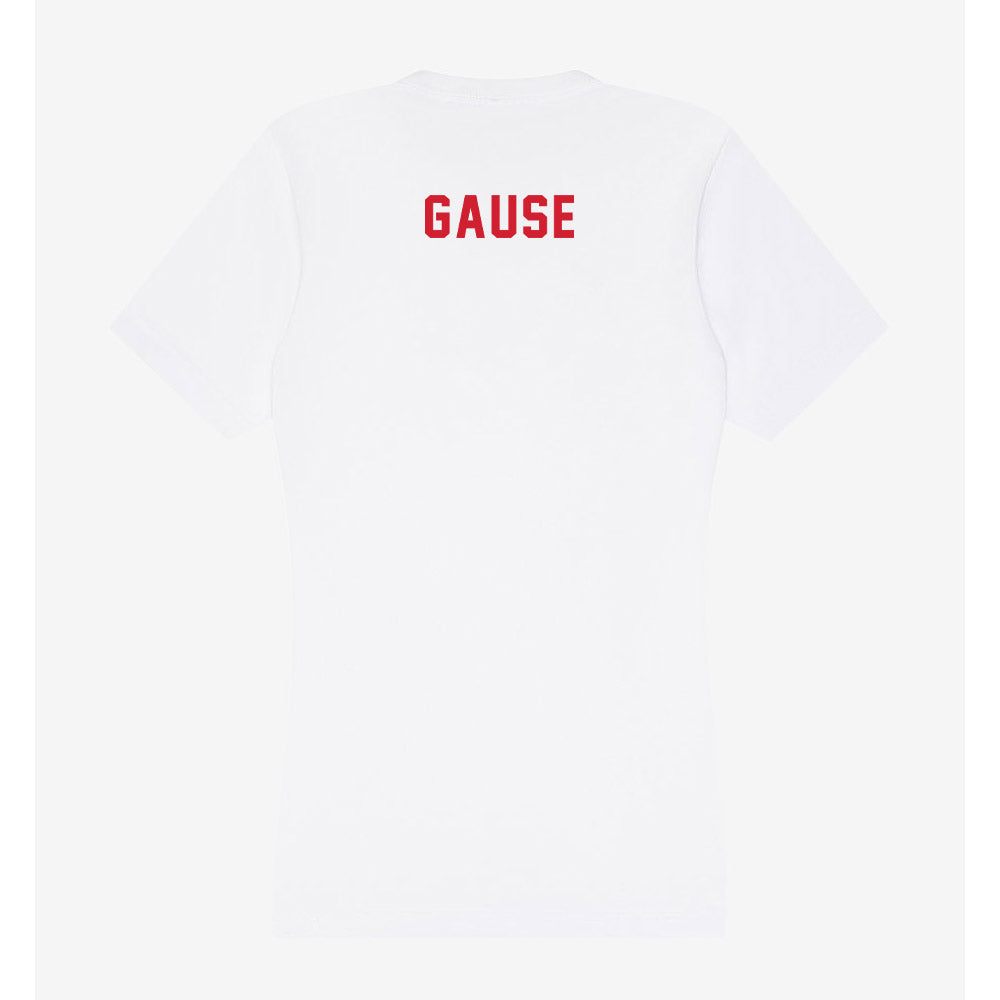 NC State - NCAA Football : Davion Gause - Women's V-Neck T-Shirt-1