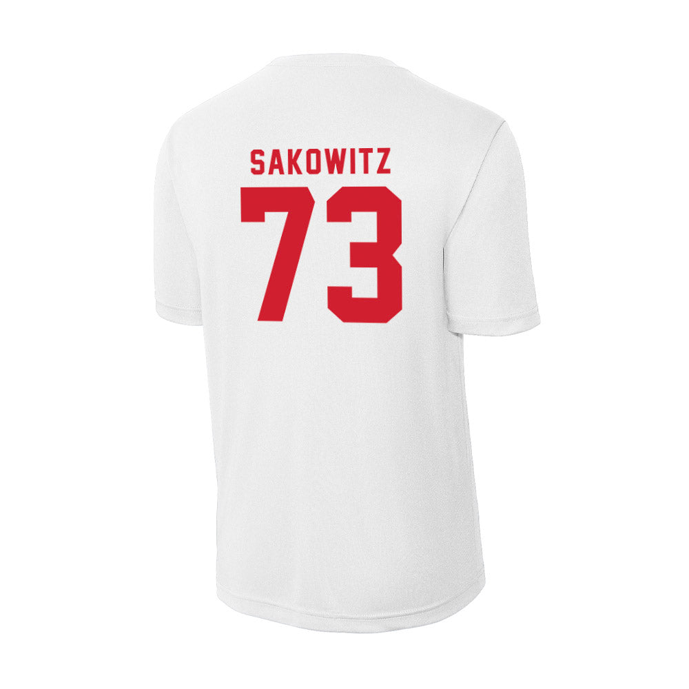 NC State - NCAA Football : Brady Sakowitz - Activewear T-Shirt-1