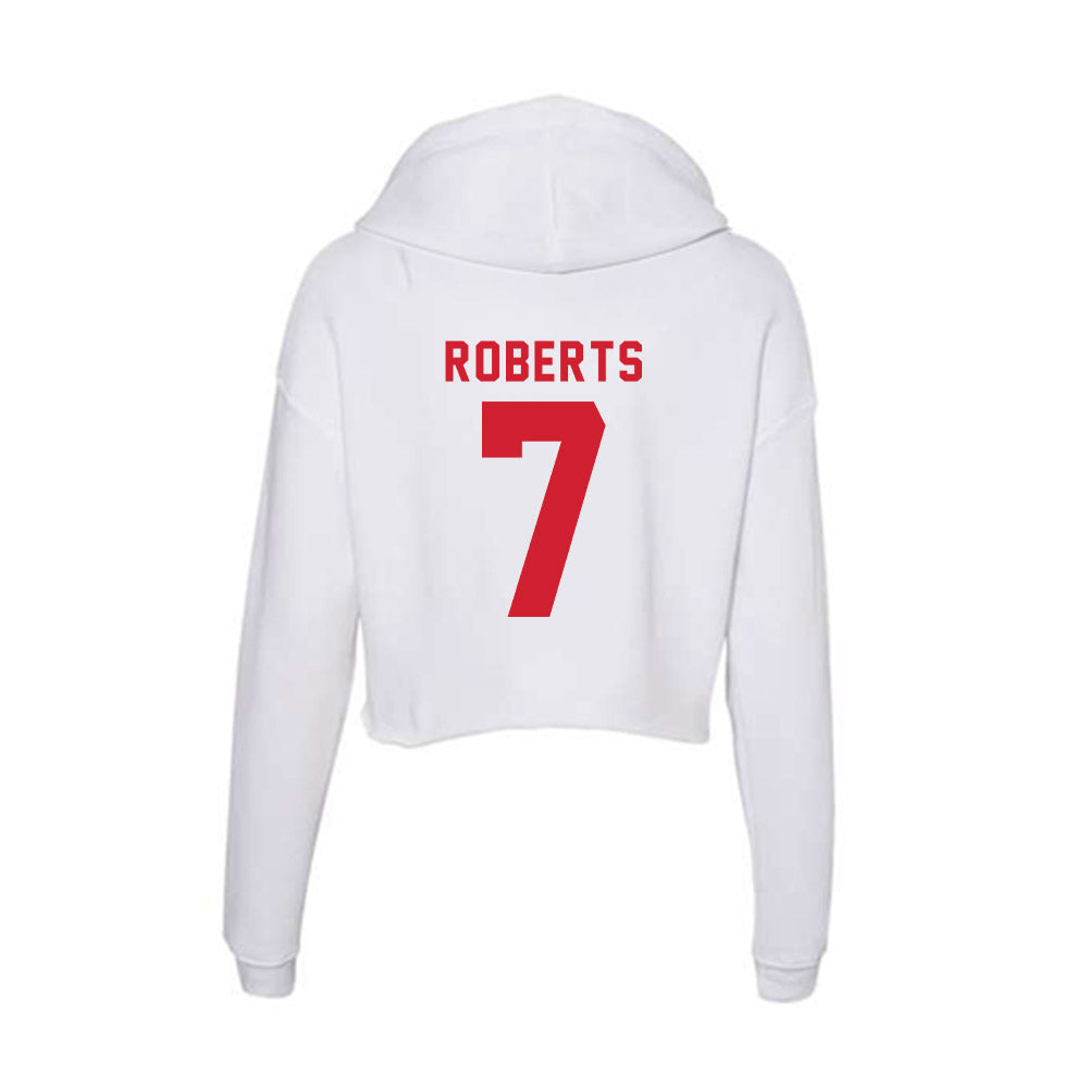 NC State - NCAA Women's Soccer : Erica Roberts - Women's Crop Fleece Hoodie-1