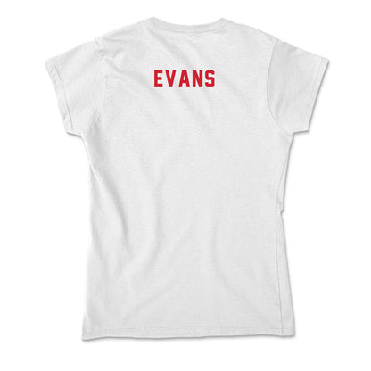 NC State - NCAA Men's Basketball : Kyle Evans - Soft Style Women’s T-Shirt-1