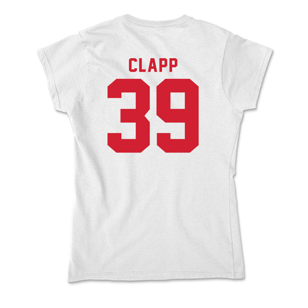NC State - NCAA Football : Tristan Clapp - Soft Style Women’s T-Shirt-1