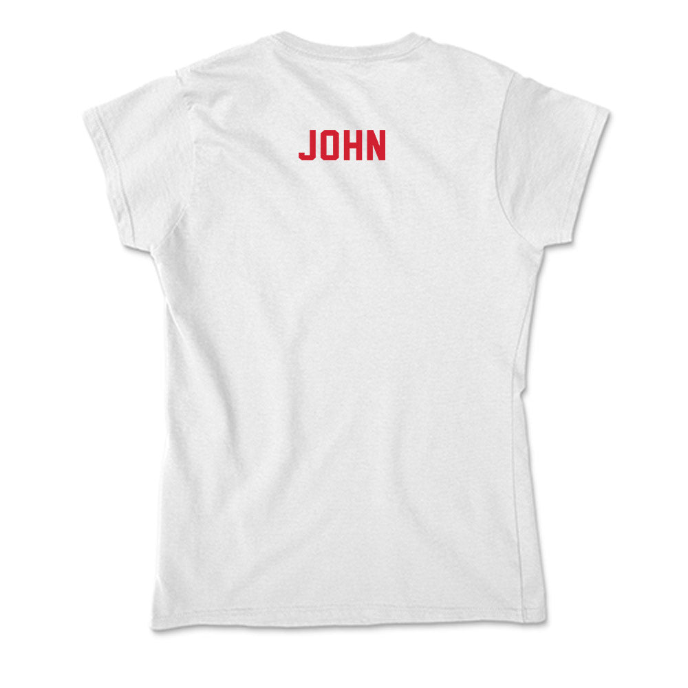 NC State - NCAA Men's Track & Field : Ryan John - Soft Style Women’s T-Shirt-1