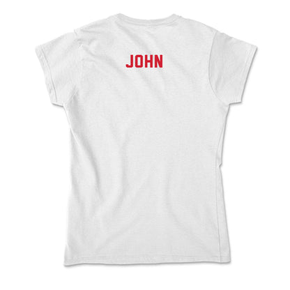 NC State - NCAA Men's Track & Field : Ryan John - Soft Style Women’s T-Shirt-1