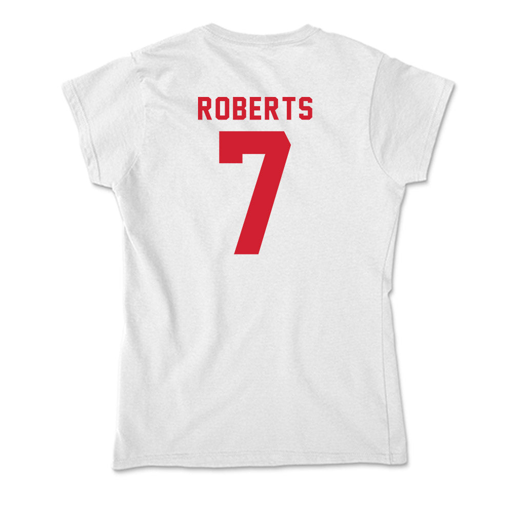 NC State - NCAA Women's Soccer : Erica Roberts - Soft Style Women’s T-Shirt-1