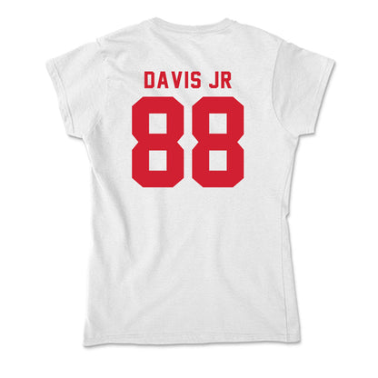 NC State - NCAA Football : Lamaris Davis Jr - Soft Style Women’s T-Shirt-1