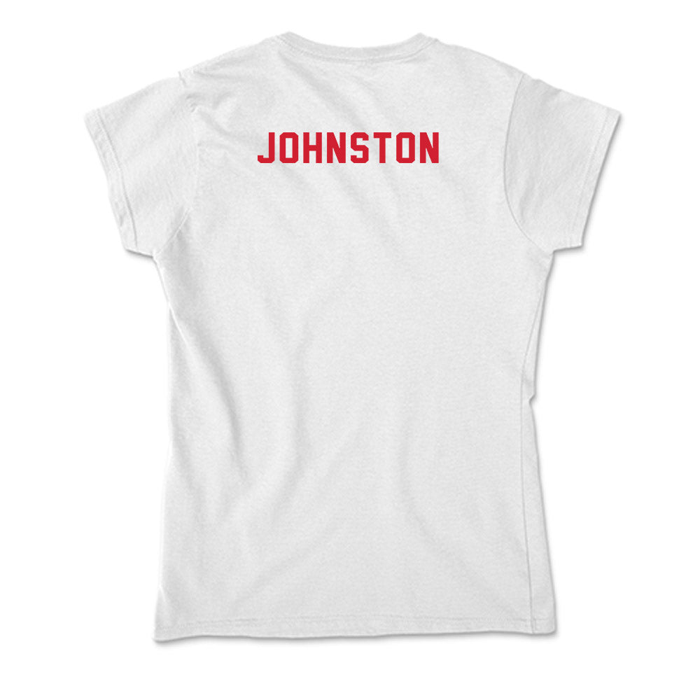 NC State - NCAA Cheerleading : Chris Johnston - Soft Style Women’s T-Shirt-1