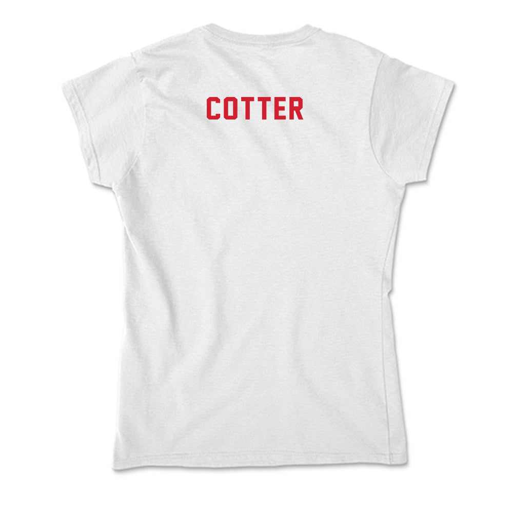 NC State - NCAA Women's Swimming & Diving : Keelan Cotter - Soft Style Women’s T-Shirt-1