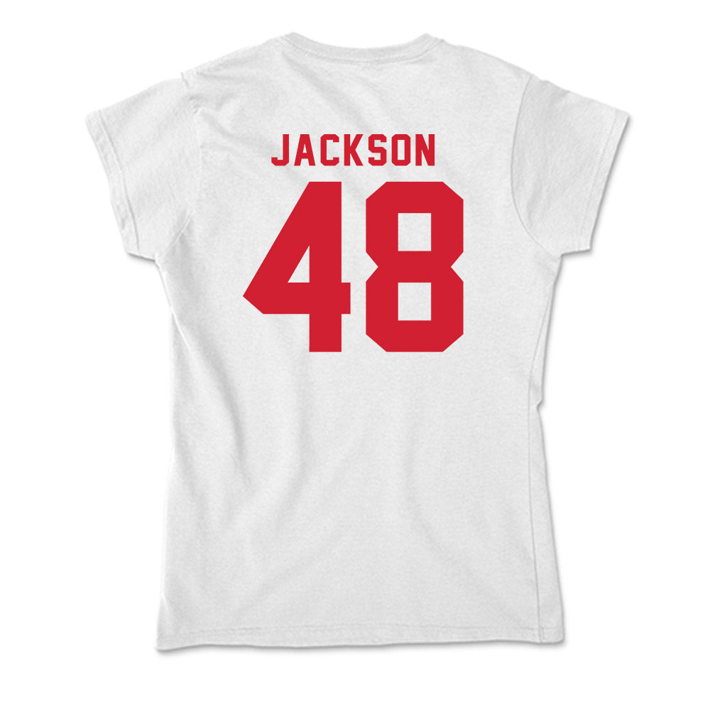 NC State - NCAA Football : Hunter Jackson - Soft Style Women’s T-Shirt-1