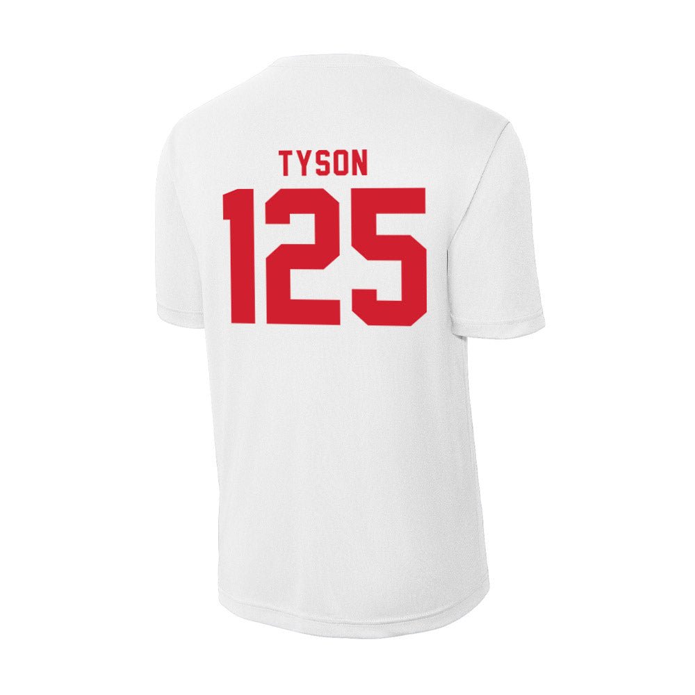 NC State - NCAA Wrestling : Marcus Tyson - Activewear T-Shirt-1