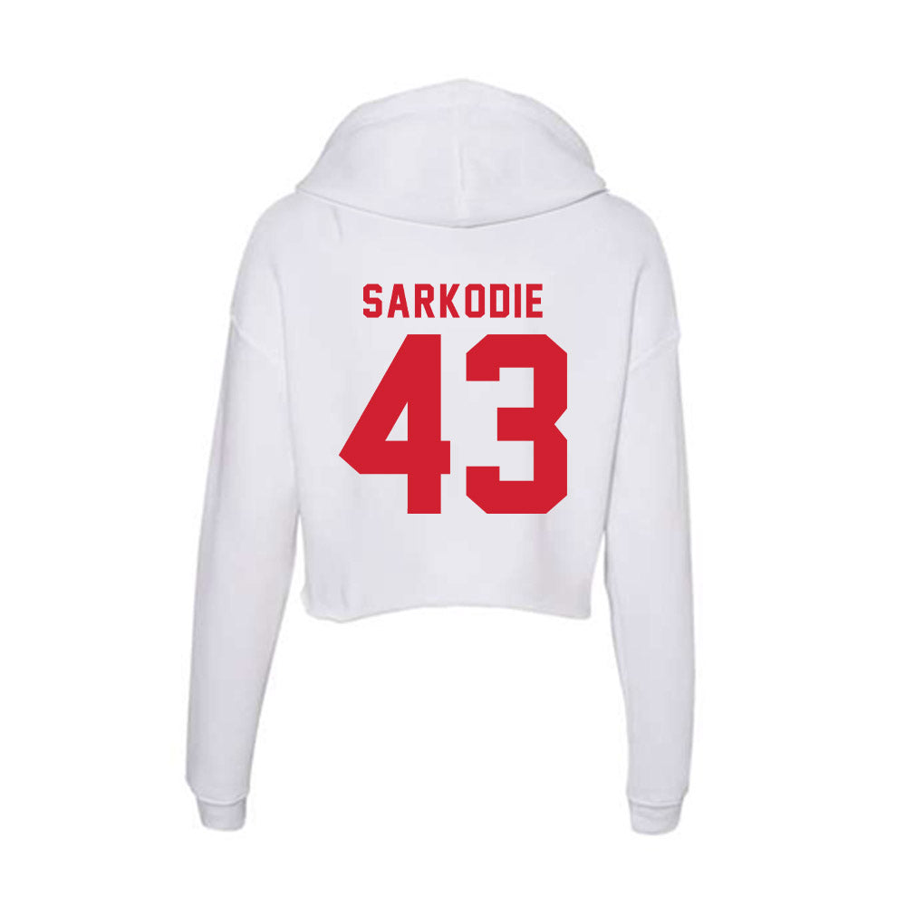 NC State - NCAA Football : Koby Sarkodie - Women's Crop Fleece Hoodie-1
