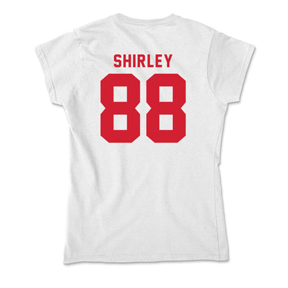 NC State - NCAA Football : Isaiah Shirley - Soft Style Women’s T-Shirt-1