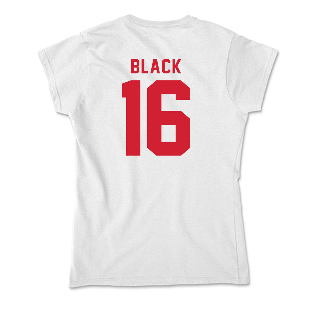 NC State - NCAA Baseball : Collins Black - Soft Style Women’s T-Shirt-1