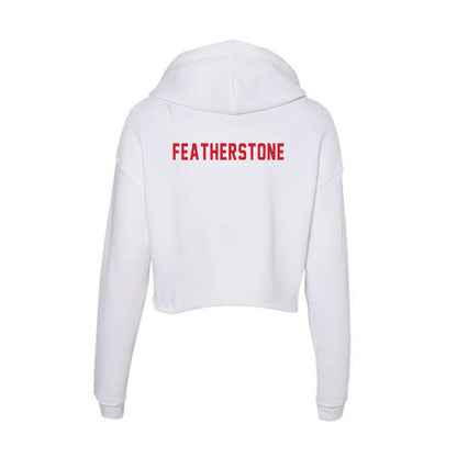 NC State - NCAA Women's Track & Field : Sadie Featherstone - Women's Crop Fleece Hoodie-1
