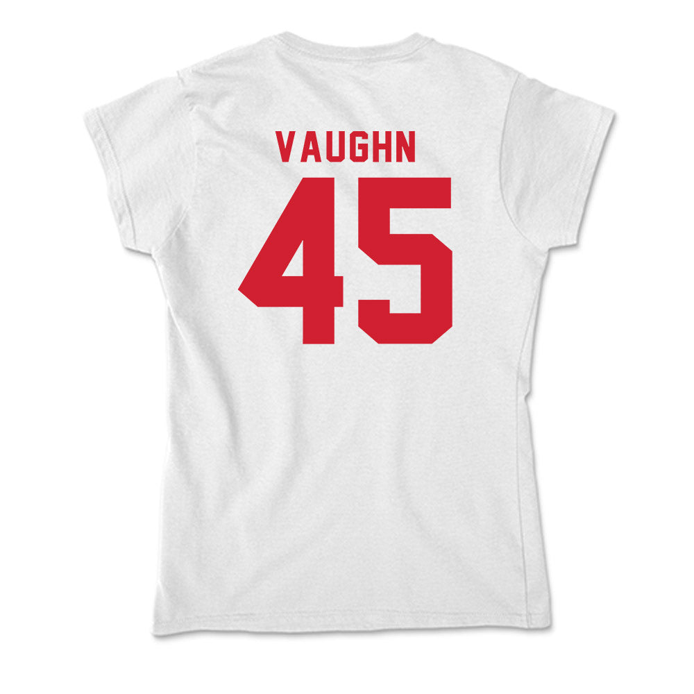 NC State - NCAA Football : Tex Vaughn - Soft Style Women’s T-Shirt-1