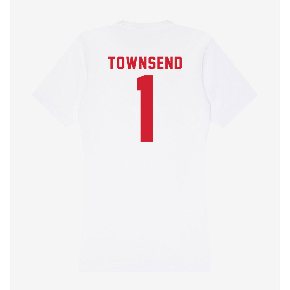 NC State - NCAA Softball : Maia Townsend - Women's V-Neck T-Shirt-1