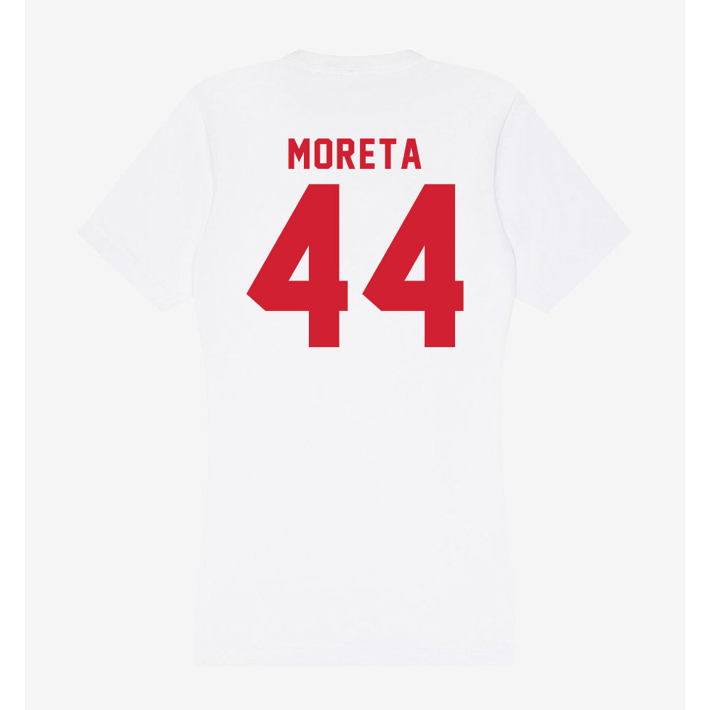 NC State - NCAA Football : Jordan Moreta - Women's V-Neck T-Shirt-1