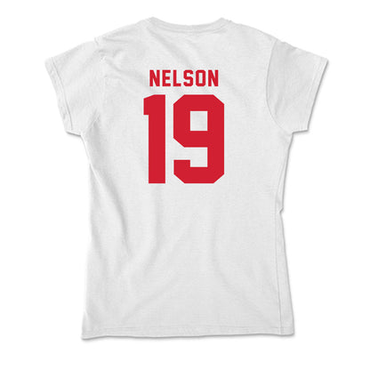 NC State - NCAA Football : DaKaari Nelson - Soft Style Women’s T-Shirt-1