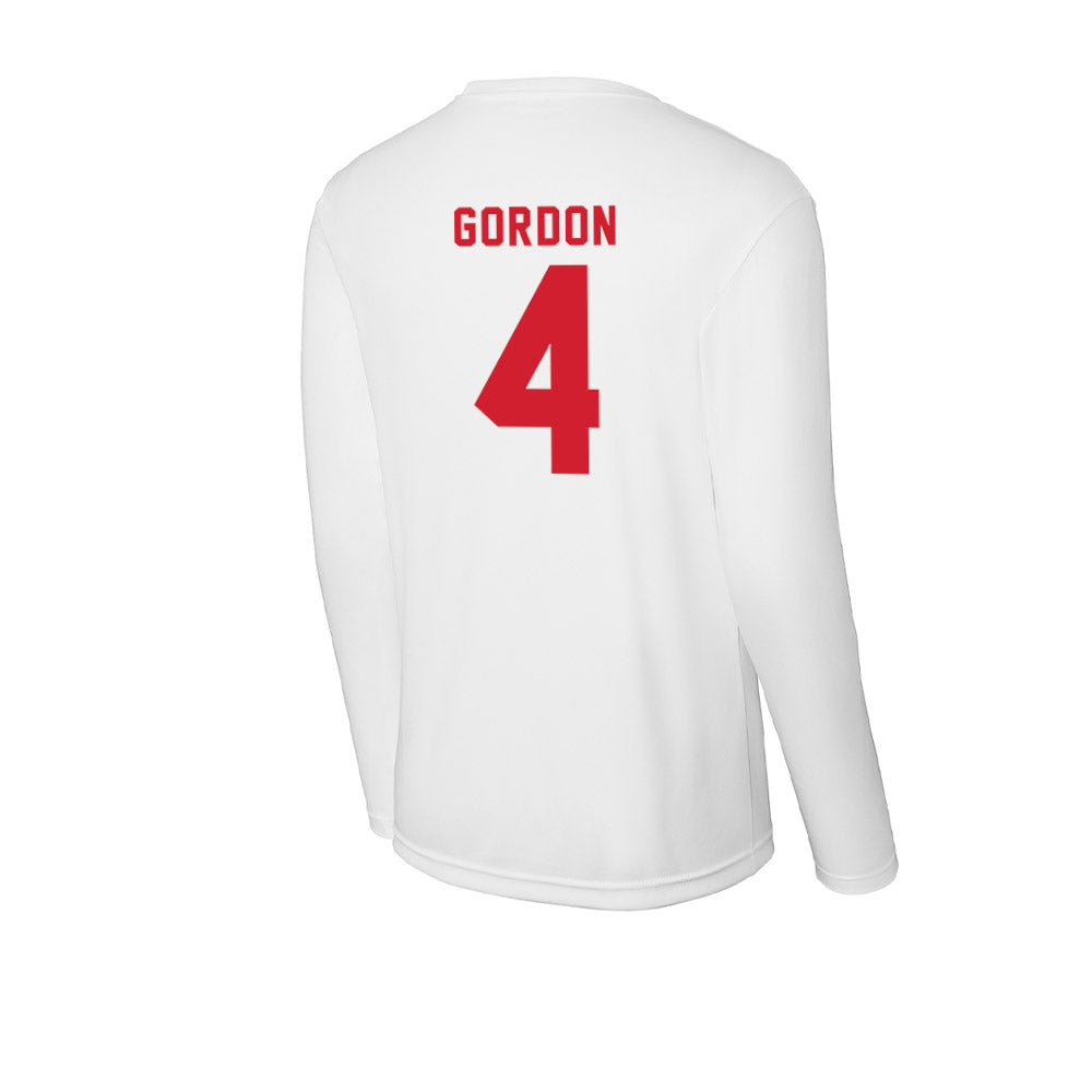 NC State - NCAA Men's Soccer : Joshua Gordon - Activewear Long Sleeve T-Shirt-1