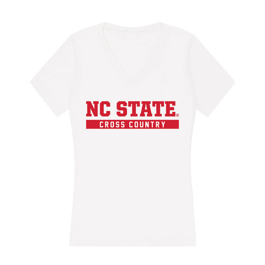 NC State - NCAA Women's Cross Country : Kate Putman - Women's V-Neck T-Shirt-0