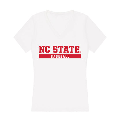 NC State - NCAA Baseball : Anderson Nance - Women's V-Neck T-Shirt-0
