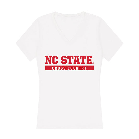 NC State - NCAA Men's Cross Country : Will Venable - Women's V-Neck T-Shirt-0