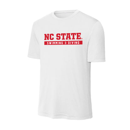 NC State - NCAA Women's Swimming & Diving : Katie Lawrence - Activewear T-Shirt-0