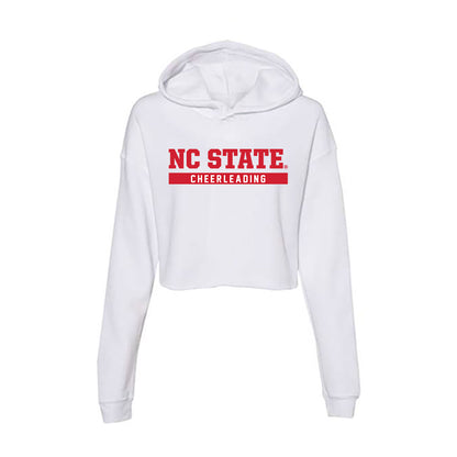 NC State - NCAA Cheerleading : Marcus Lozano - Women's Crop Fleece Hoodie-0