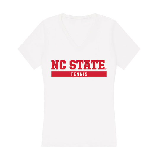 NC State - NCAA Women's Tennis : Victoria Osuigwe - Women's V-Neck T-Shirt-0