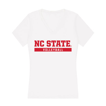 NC State - NCAA Women's Volleyball : Jordan Smith - Women's V-Neck T-Shirt-0