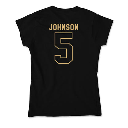 Vanderbilt - NCAA Women's Basketball : Jhai Johnson - Soft Style Women’s T-Shirt-1