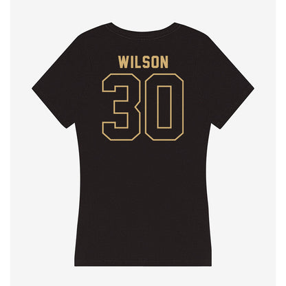 Vanderbilt - NCAA Women's Basketball : Trinity Wilson - Women's V-Neck T-Shirt-1