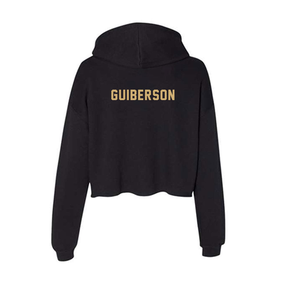 Vanderbilt - NCAA Women's Cross Country : Claire Guiberson - Classic Shersey Women's Crop Fleece Hooded Sweatshirt-1