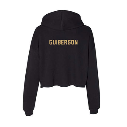 Vanderbilt - NCAA Women's Cross Country : Claire Guiberson - Classic Shersey Women's Crop Fleece Hooded Sweatshirt-1
