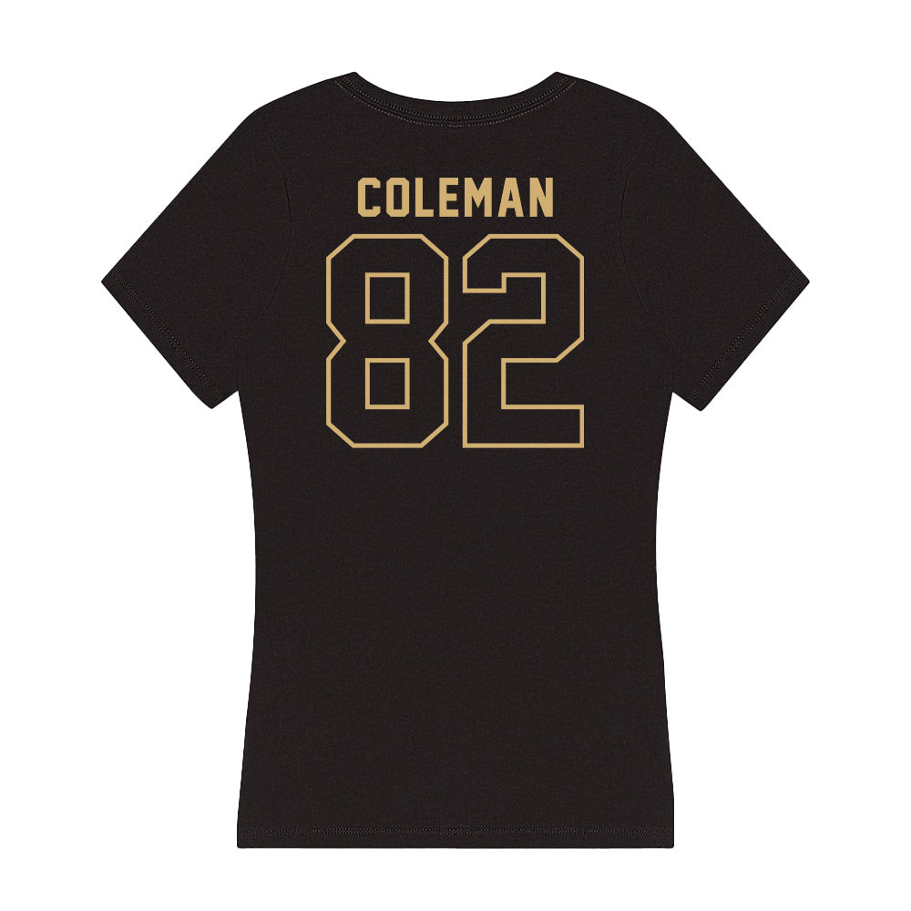 Vanderbilt - NCAA Football : Brycen Coleman - Women's V-Neck T-Shirt-1