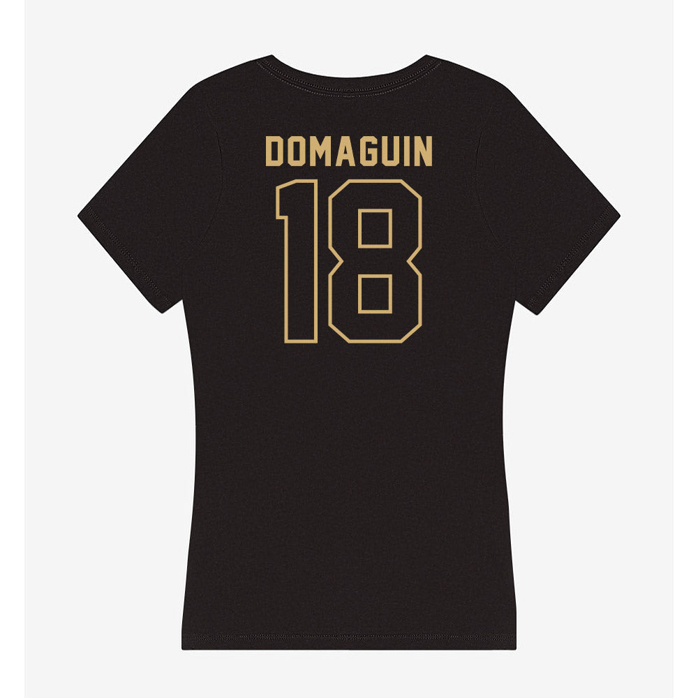 Vanderbilt - NCAA Women's Bowling : Avery Domaguin - Women's V-Neck T-Shirt-1