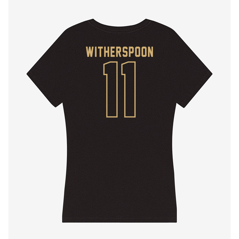 Vanderbilt - NCAA Women's Volleyball : Maya Witherspoon - Women's V-Neck T-Shirt-1