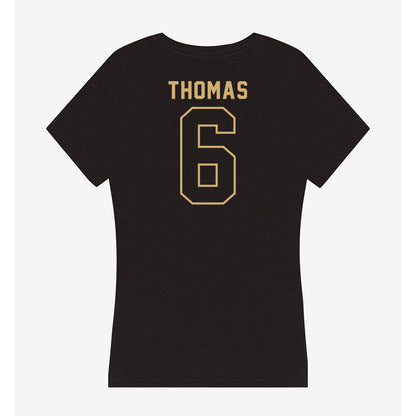 Vanderbilt - NCAA Football : Jacory Thomas - Women's V-Neck T-Shirt-1