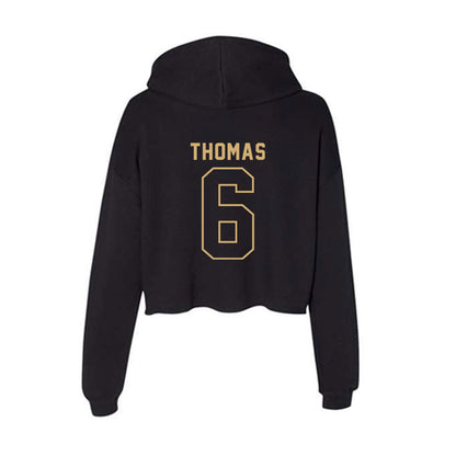 Vanderbilt - NCAA Football : Jacory Thomas - Women's Crop Fleece Hoodie-1